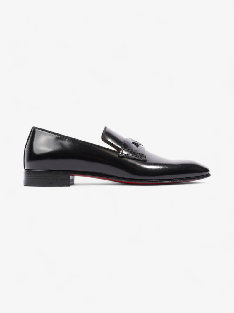  Christian Louboutin Magicien Flat Black Patent Leather EU 40 UK 6