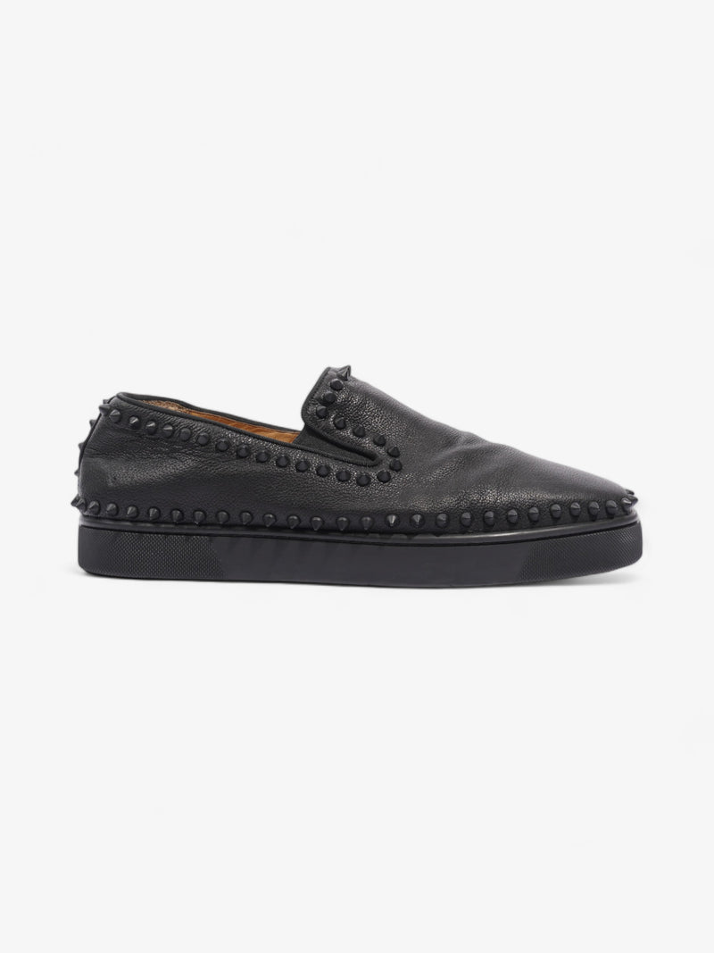  Christian Louboutin Roller-Boat Black Leather EU 42.5 UK 8.5