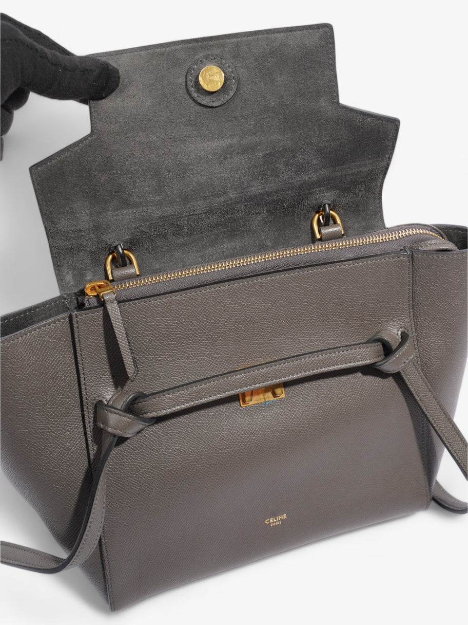 Celine Belt Bag Grey Leather Mini Image 7