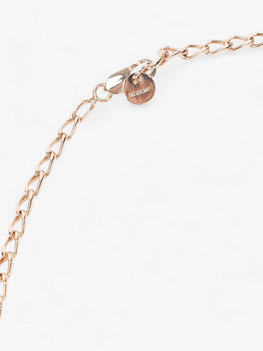 Jacquemus Le Collier Chiquito Light Gold Base Metal Image 3