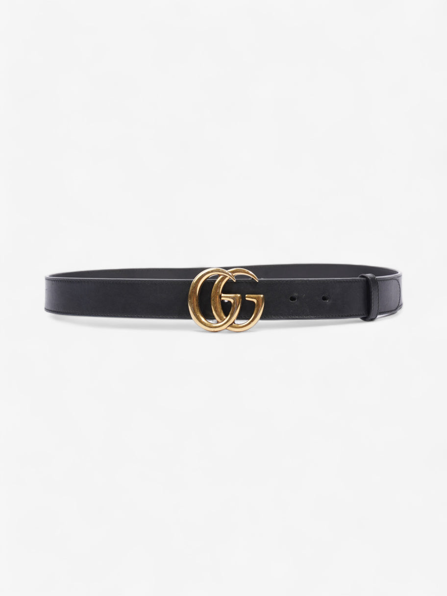 Gucci Double G Belt Black Leather 90cm 36