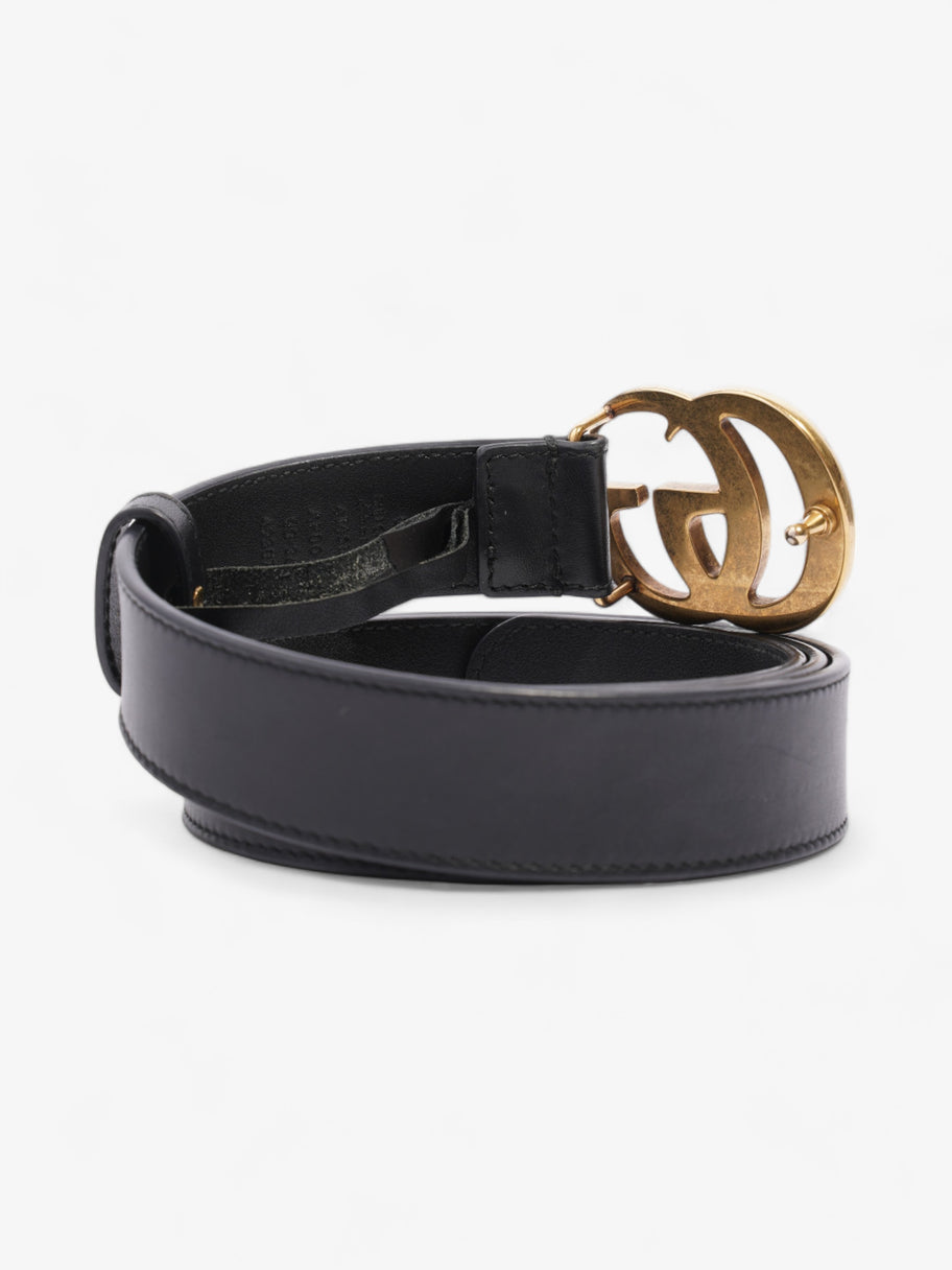 Gucci Double G Belt Black Leather 90cm 36