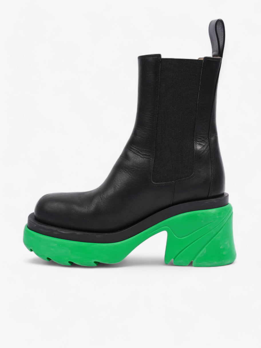 Flash Boot Black / Green Leather EU 39.5 UK 6.5 Image 2