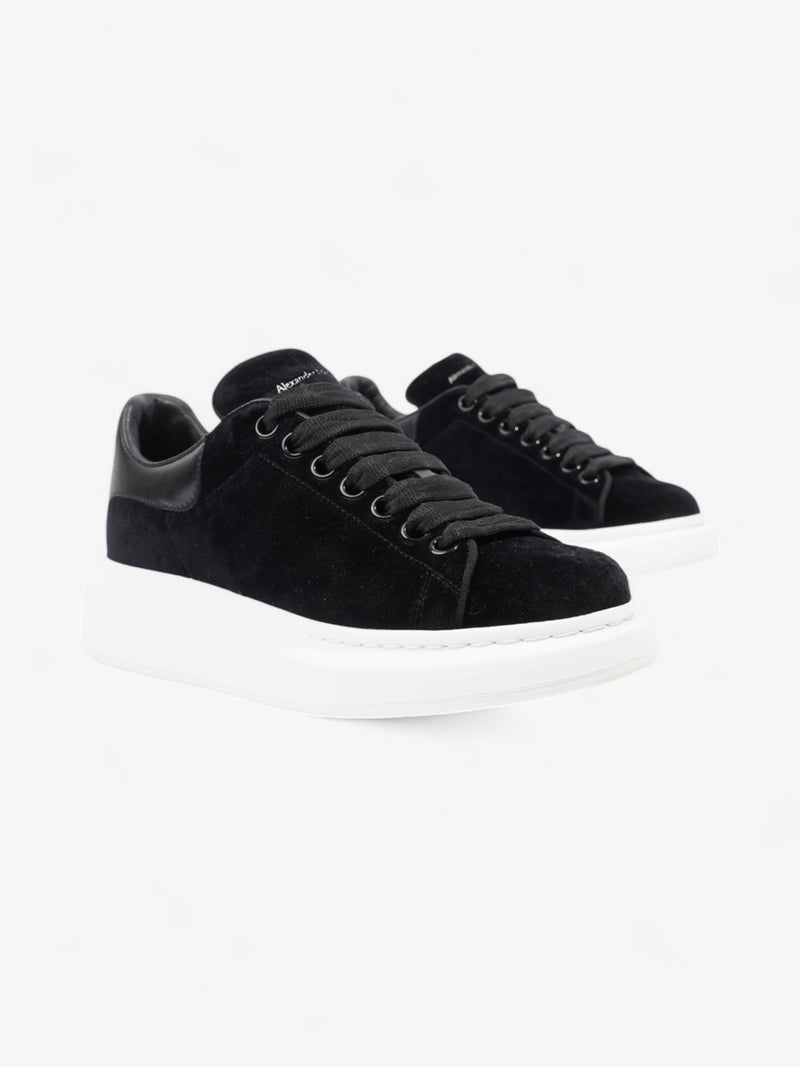  Alexander McQueen Oversized Sneakers Black Velvet EU 37 UK 4