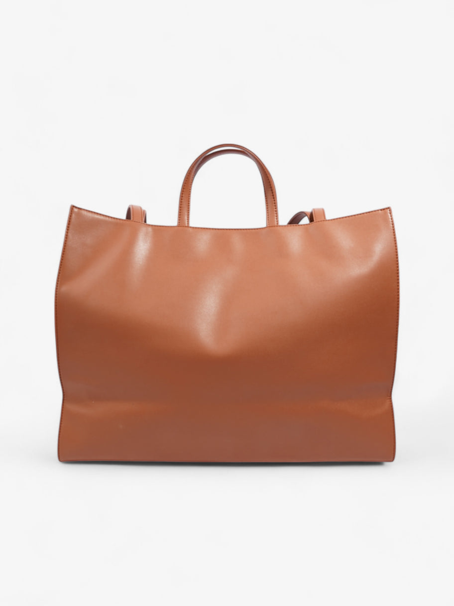 Telfar Shopping Tote Tan Polyurethane Large Image 4