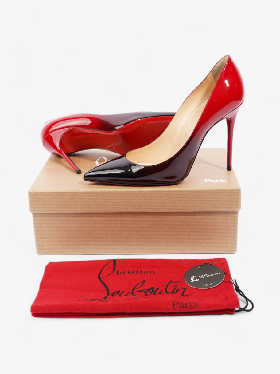 Christian Louboutin Decollete 554  100 Black / Red Patent Leather EU 38 UK 5 Image 10