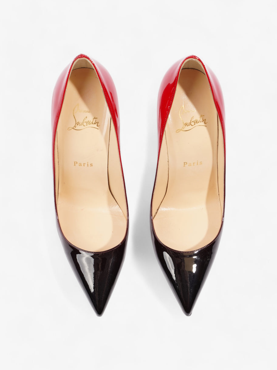 Christian Louboutin Decollete 554  100 Black / Red Patent Leather EU 38 UK 5 Image 8