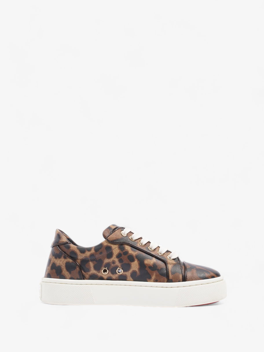 Vierissima Flat Sneakers Leopard Print Leather EU 37.5 UK 4.5 Image 4