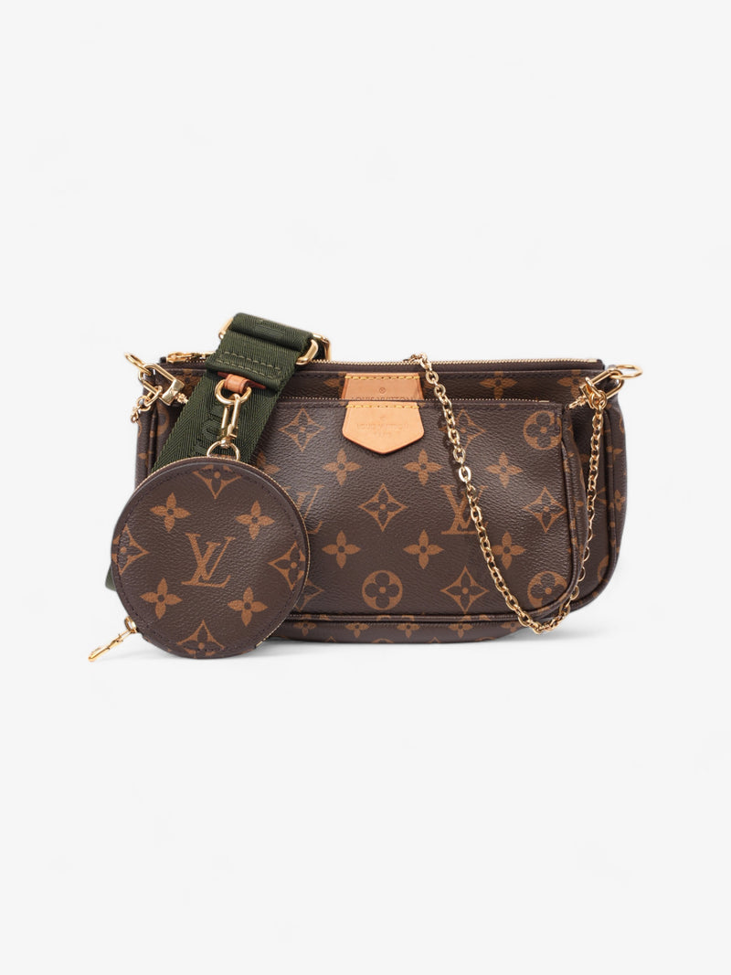  Louis Vuitton Multi Pochette Accessoires Monogram / Khaki Coated Canvas