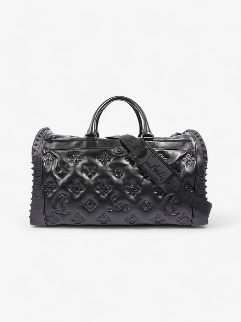  Christian Louboutin Sneakender Studded Duffle Bag Black Leather