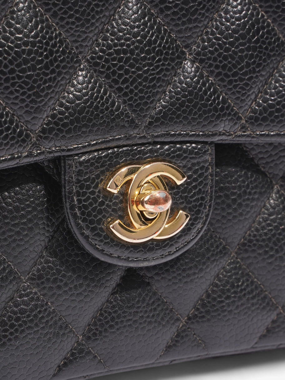 Classic Mini Flap Black Caviar Leather Image 11