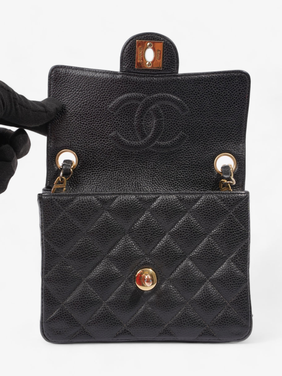 Classic Mini Flap Black Caviar Leather Image 8