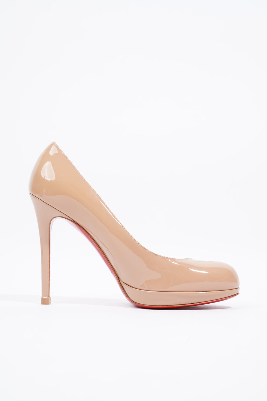 Simple Pump 100 Nude Patent Leather EU 37.5 UK 4.5 Image 4