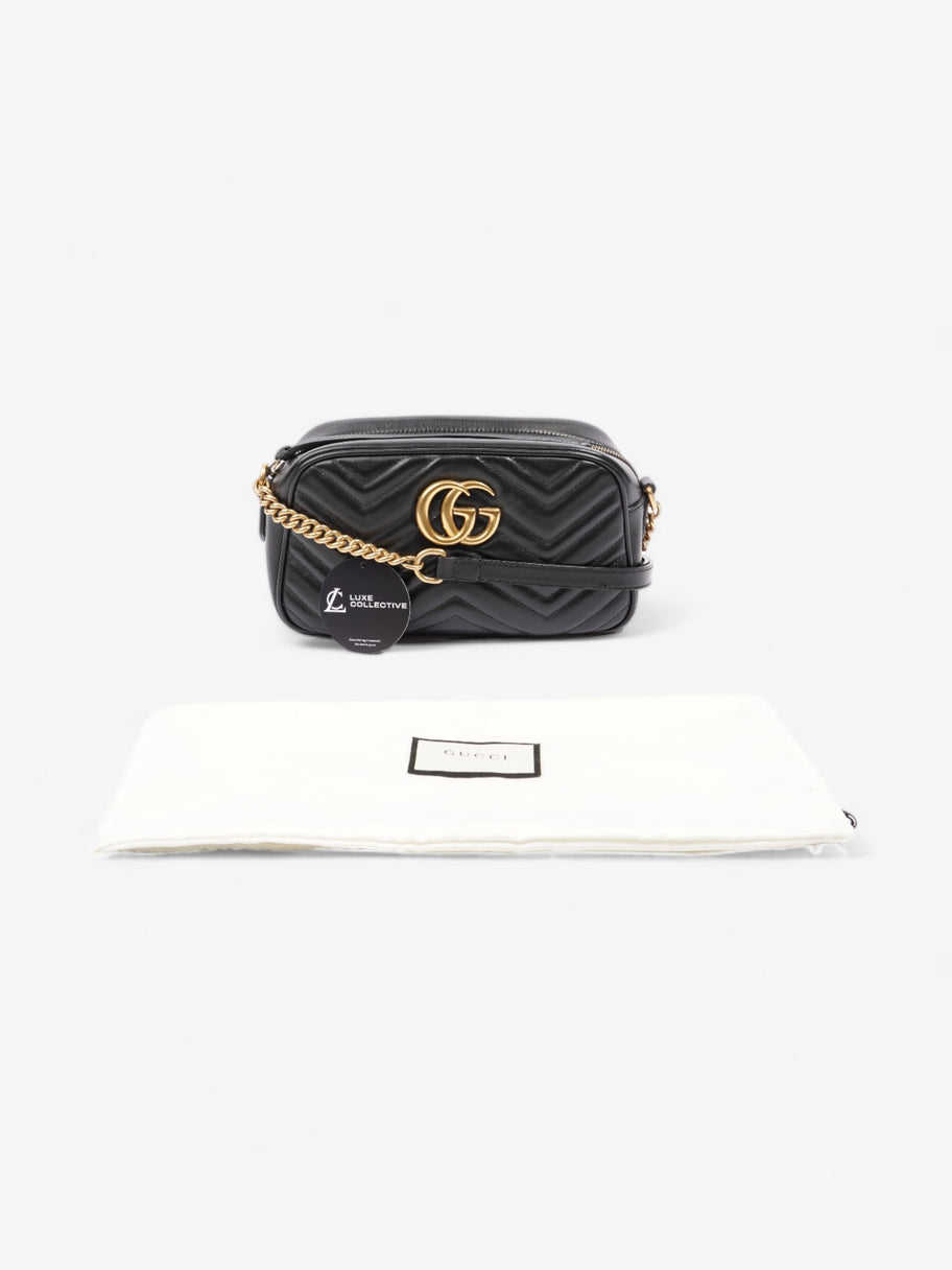 Gucci GG Marmont Black Matelasse Leather Small Image 8