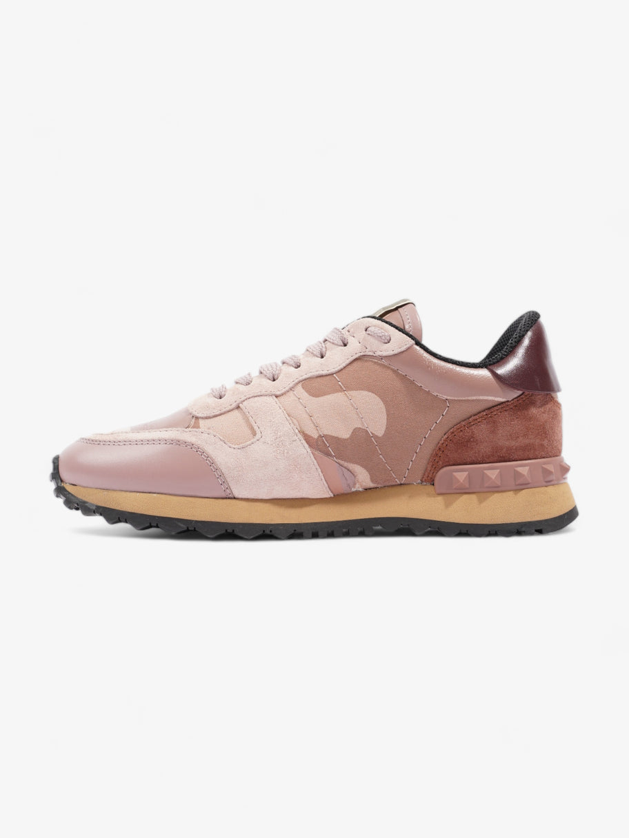 Valentino Rockrunner Sneakers Pink / Nude / Maroon Suede EU 35 UK 2 Image 3