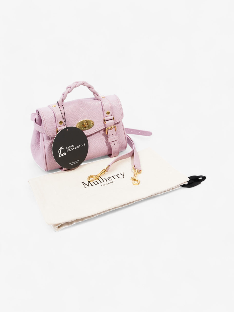 Mulberry Alexa Pink Grained Leather Mini Image 9