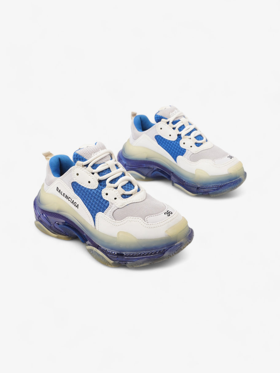 Balenciaga Triple S Clear Sole White / Blue Mesh EU 36 UK 3 Image 2