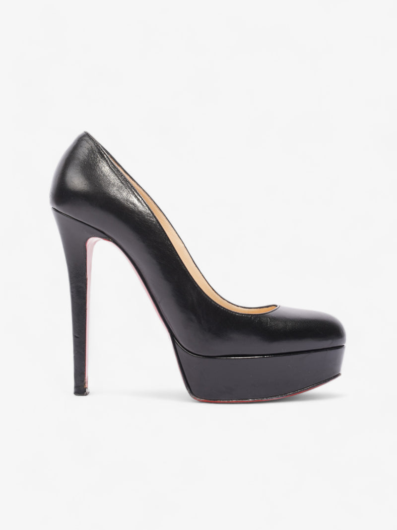  Christian Louboutin Bianca 140 Black Leather EU 38.5 UK 5.5