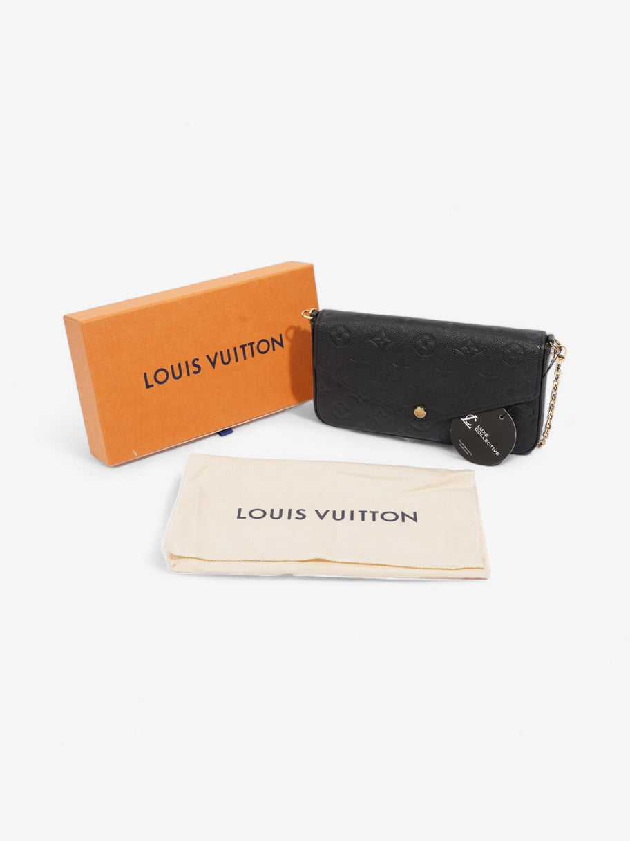 Louis Vuitton Pochette Felicie  Black Empreinte Leather Image 10