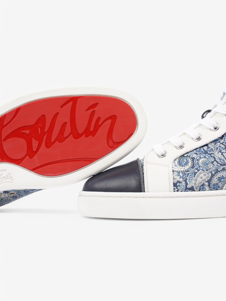 Christian Louboutin Louis Orlato Demin Flat  Blue / White Leather EU 42 UK 8 Image 9