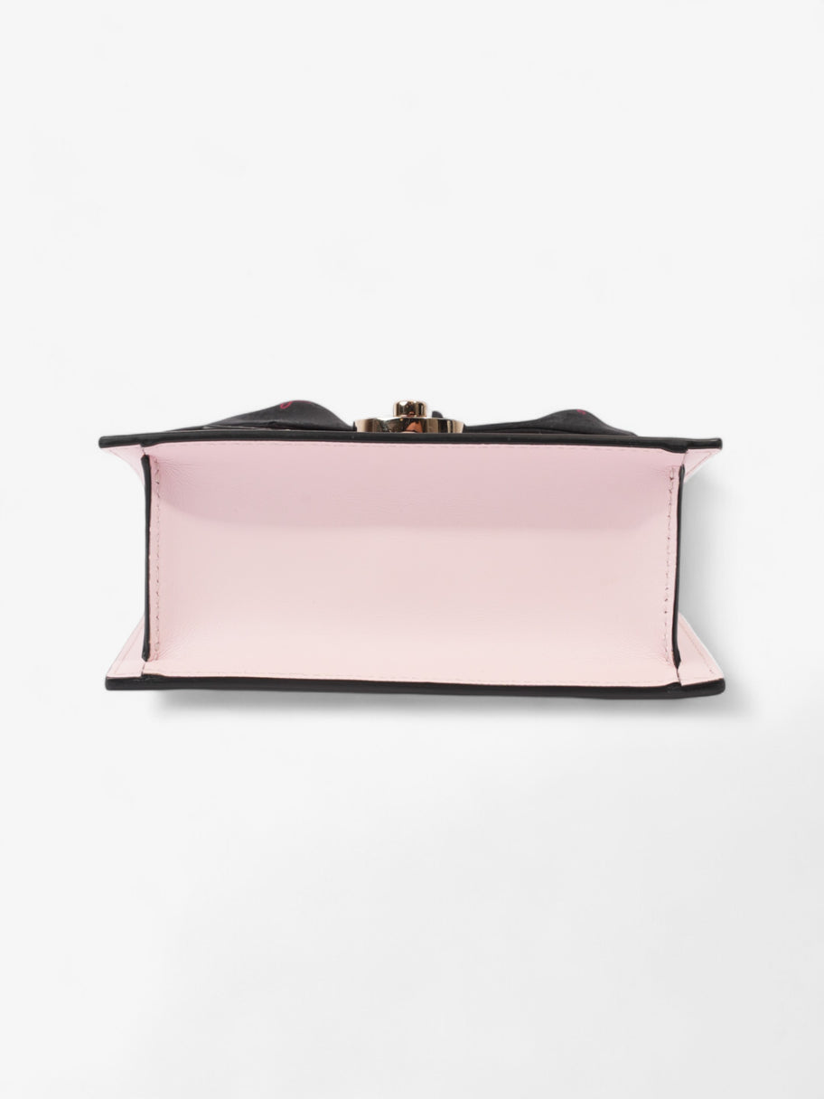 Christian Louboutin Elisa Baby Pink / Black Calfskin Leather Mini Image 6