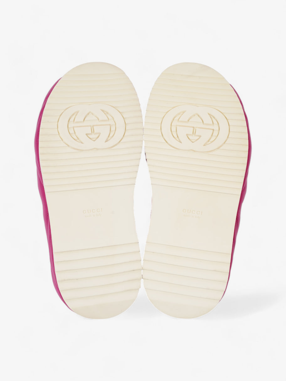 Gucci Angelina Platform Slides Pink Nylon EU 37 UK 4 Image 7