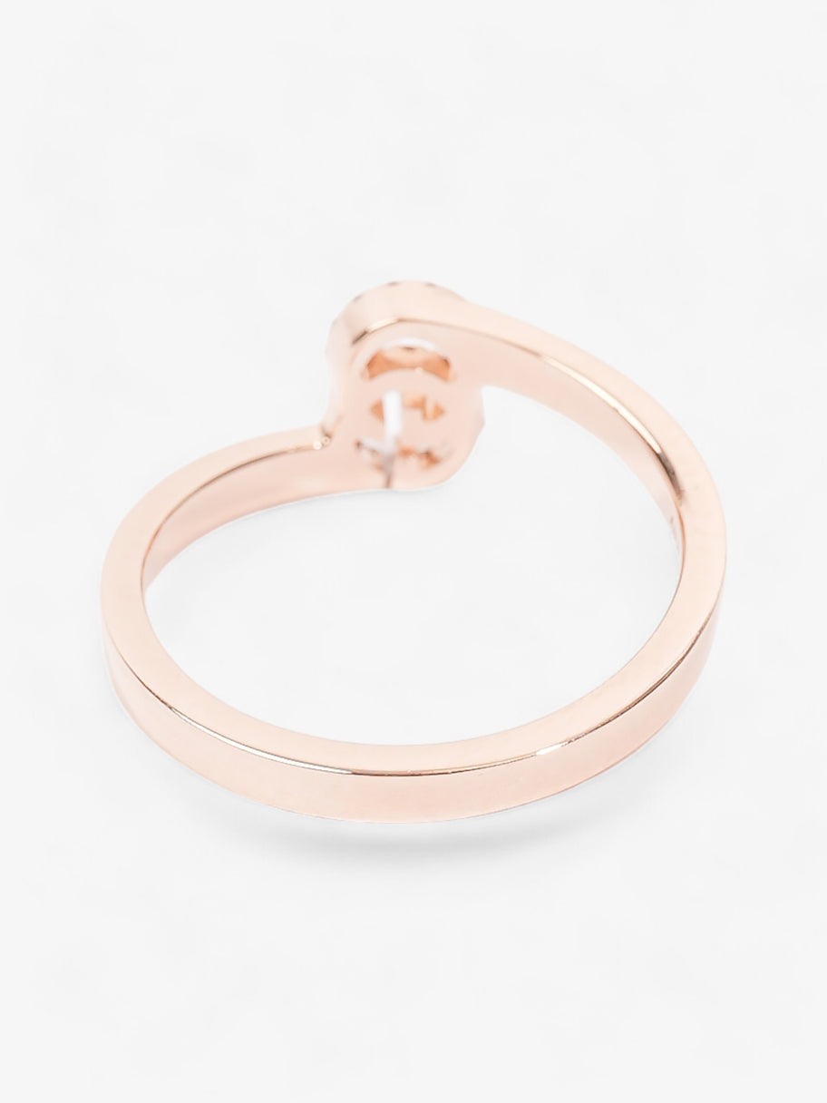 Gucci Running G Ring 18ct Rose Gold  / 0.5ct Diamond GG Rose Gold 49cm Image 5