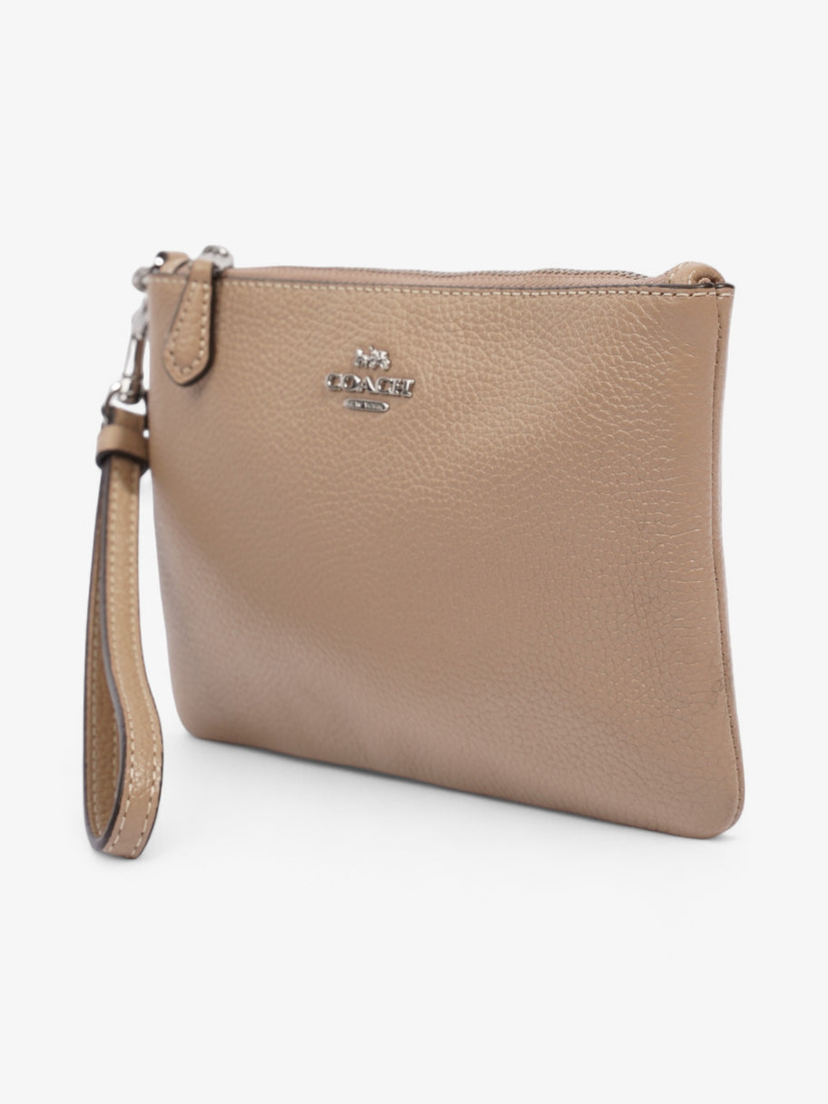 Coach Wristlet Beige Leather Image 3