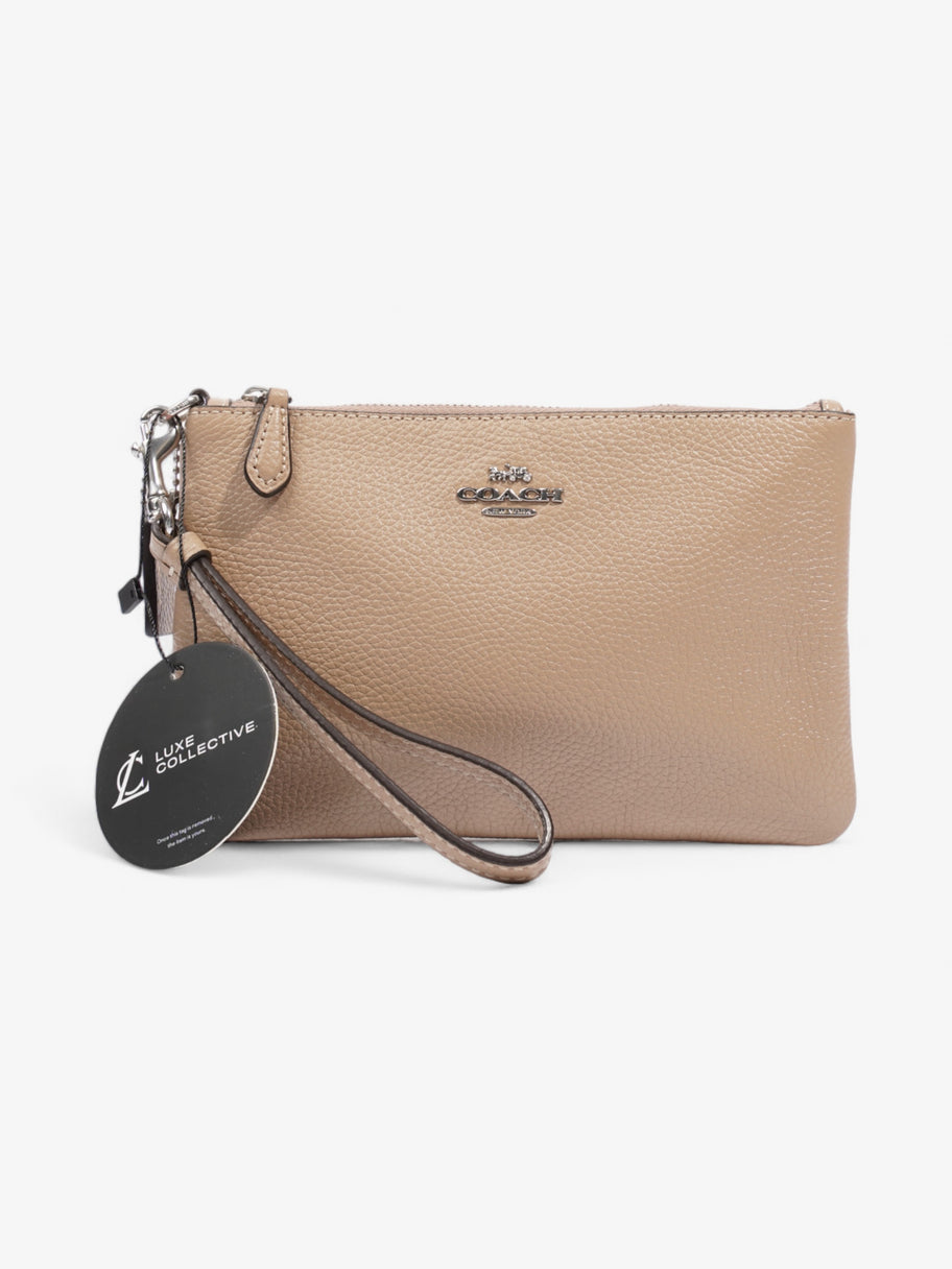 Coach Wristlet Beige Leather Image 9