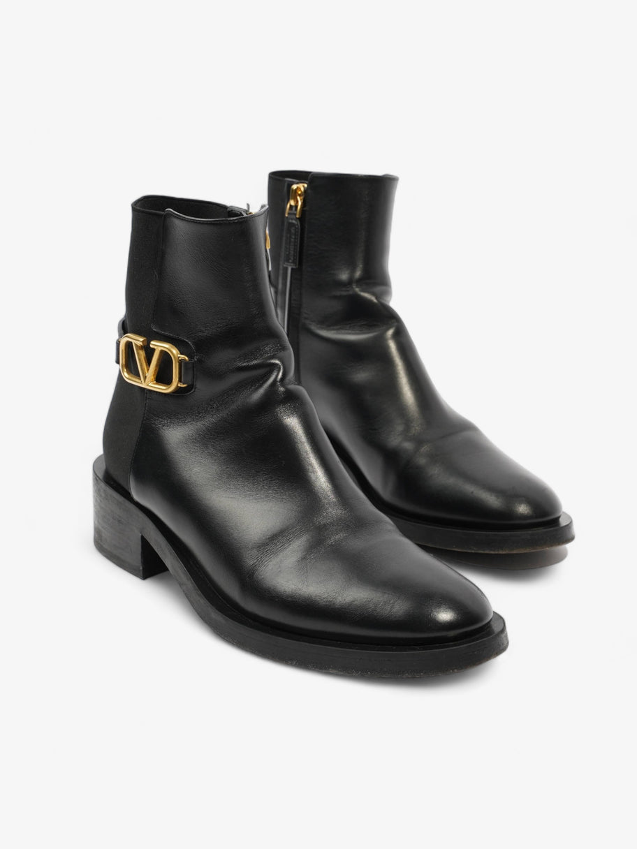 VLogo Boots Black Leather EU 39 UK 6 Image 2