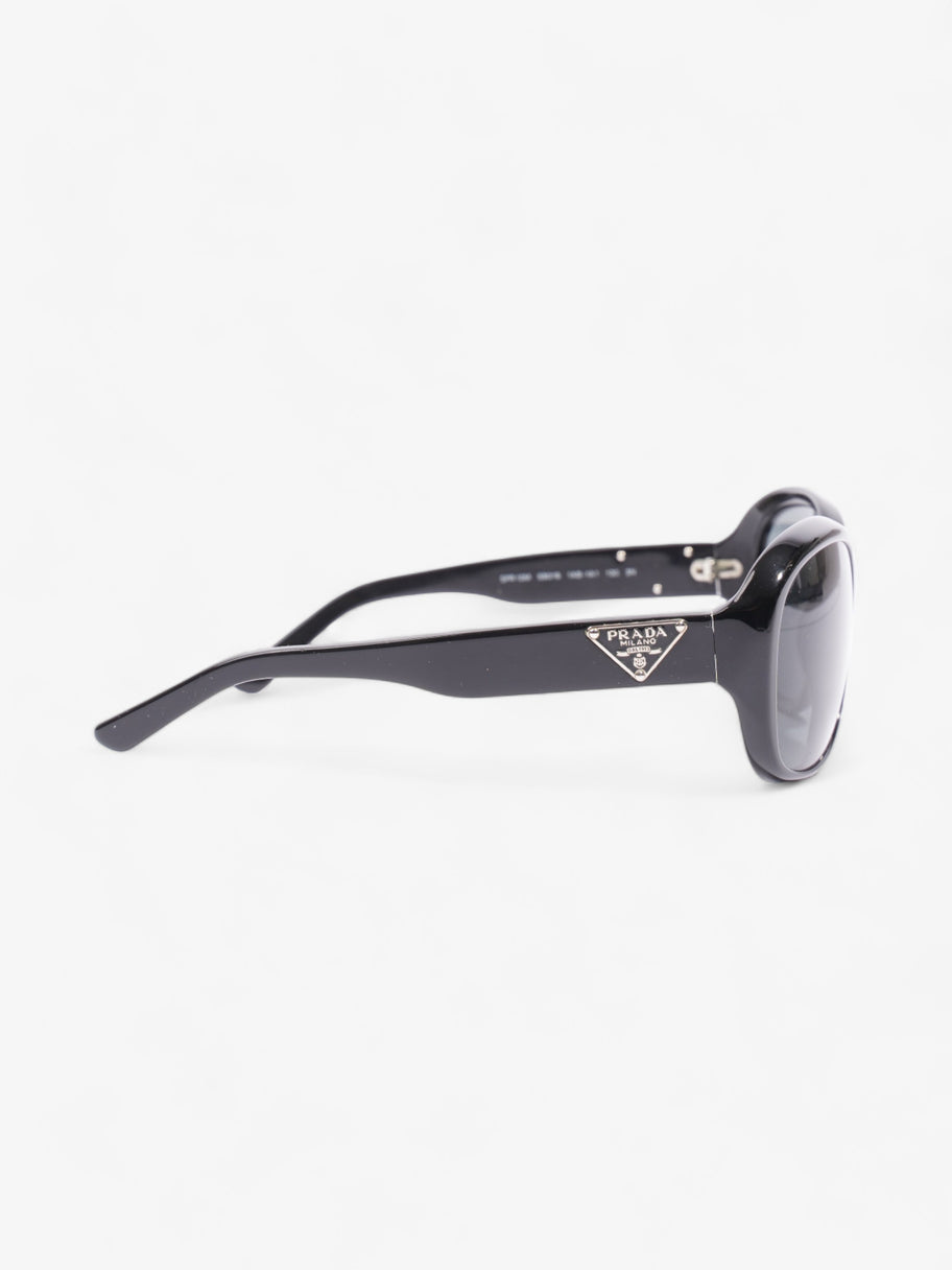 Prada Curved Sunglasses Black Acetate 130mm Image 4