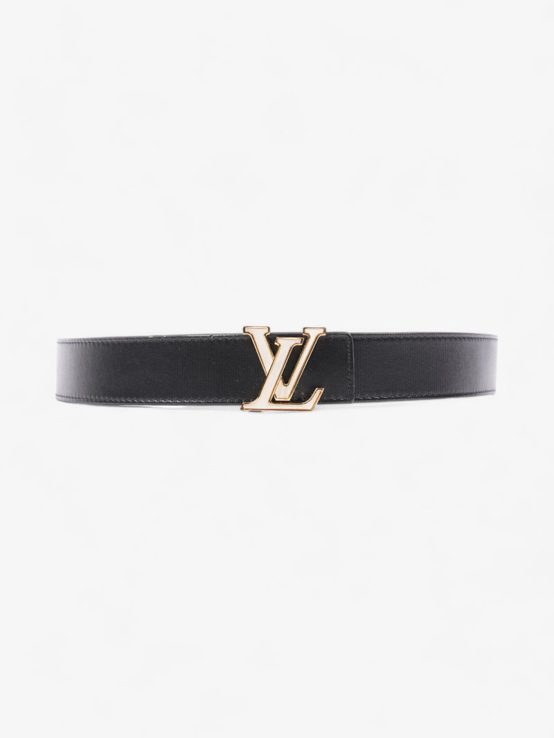  Louis Vuitton LV Seaside Reversible Belt Black / Gold Leather 90cm / 36