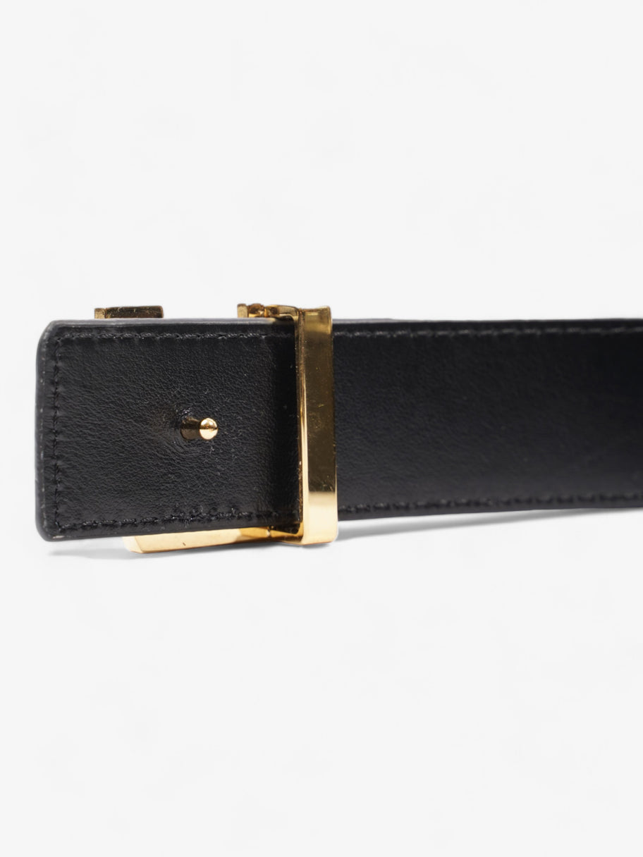 Louis Vuitton LV Seaside Reversible Belt Black / Gold Leather 90cm / 36