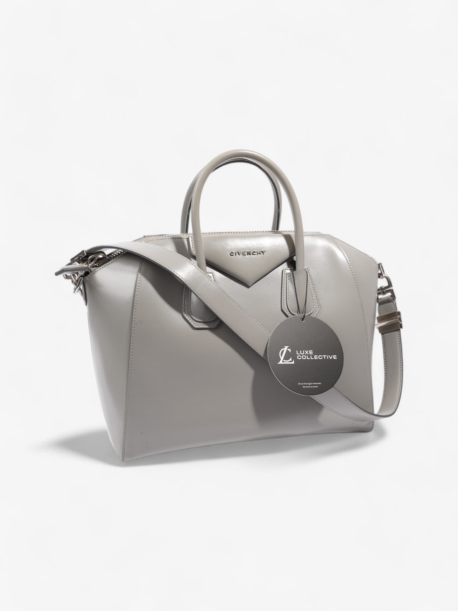 Givenchy Antigona Grey Calfskin Leather Medium Image 9