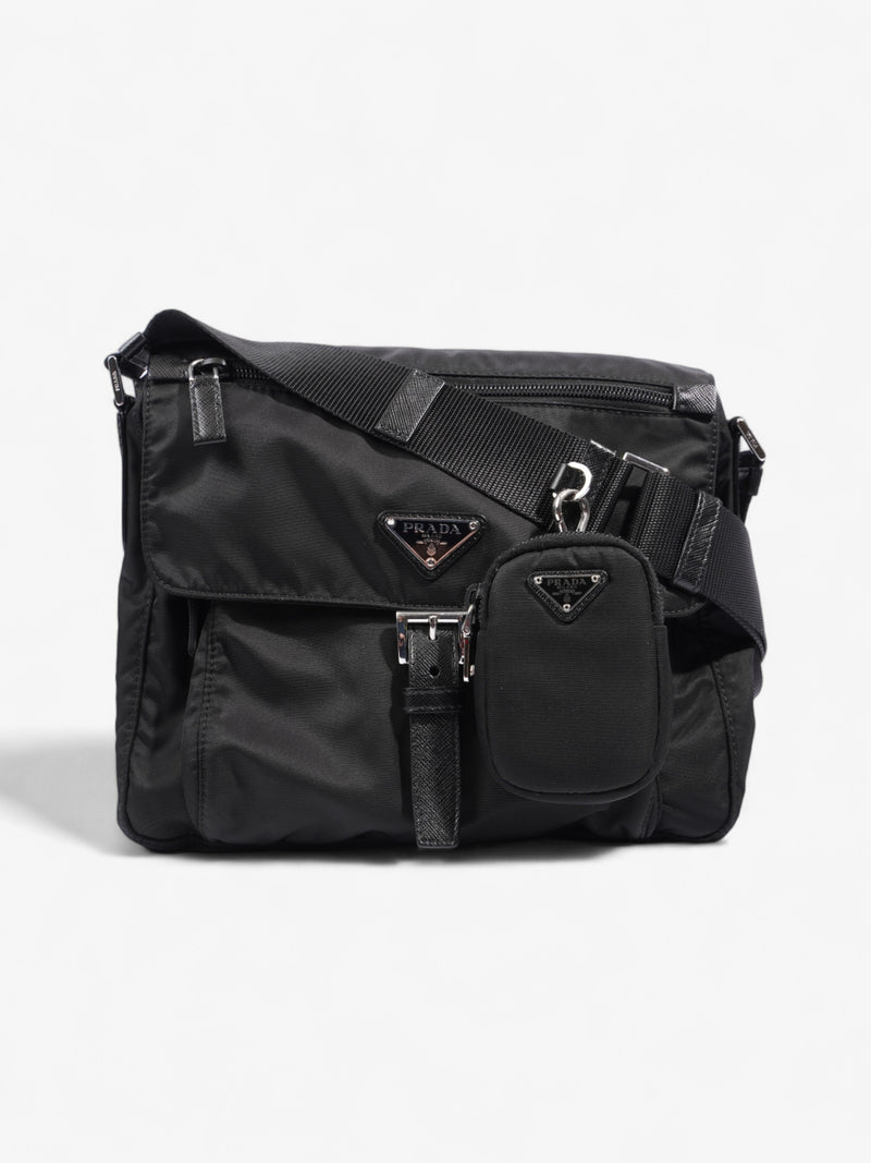  Prada Tessuto Crossbody Black Re Nylon