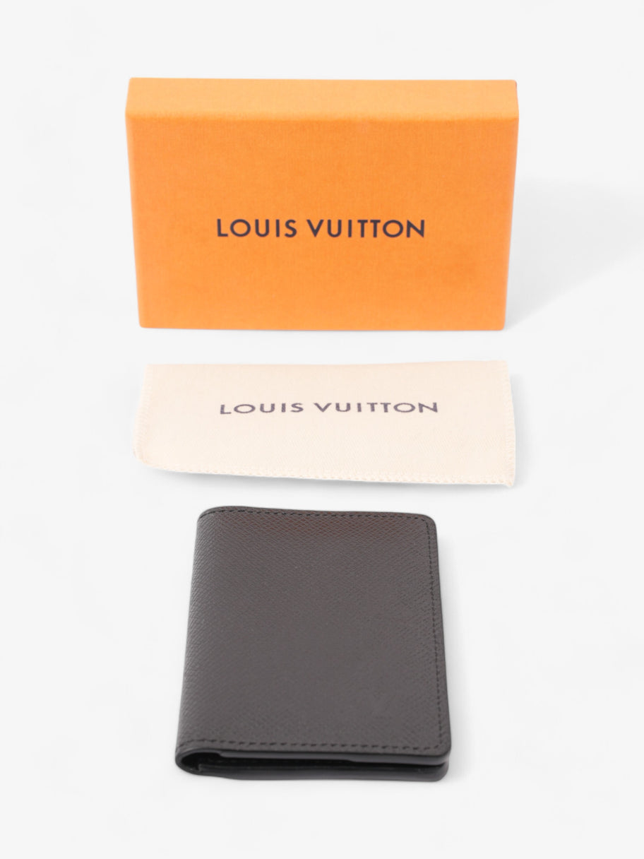 Louis Vuitton Card Case Holder Black Vachetta Leather Image 8