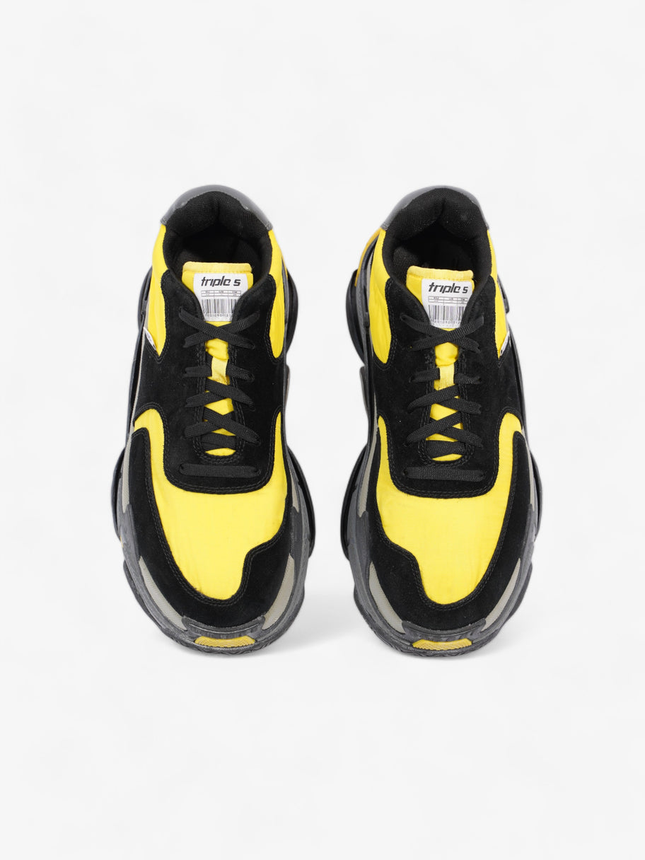 Triple S Black / Yellow  Suede EU 44 UK 10 Image 8