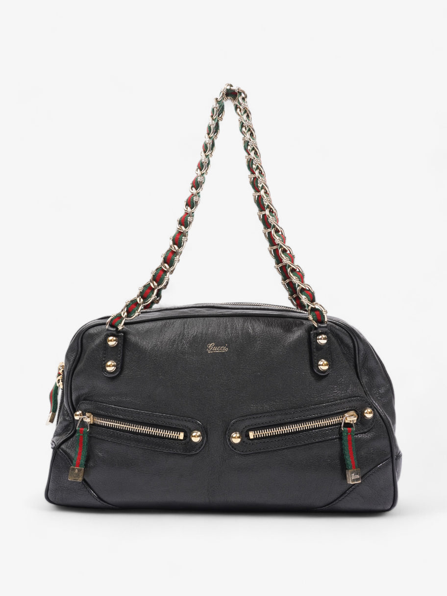 Gucci Gucci Capri Chain Black Leather Image 1