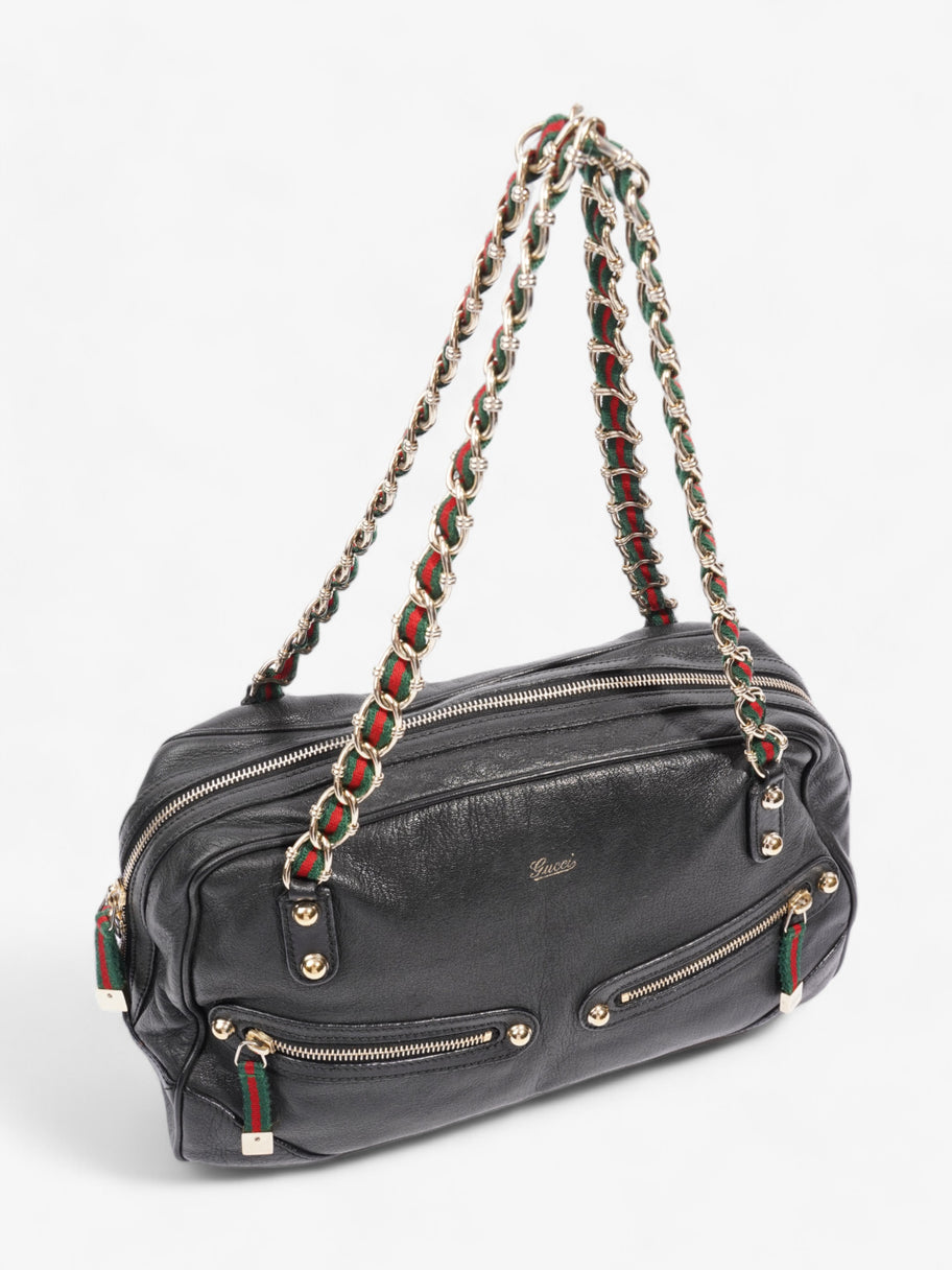 Gucci Gucci Capri Chain Black Leather Image 7