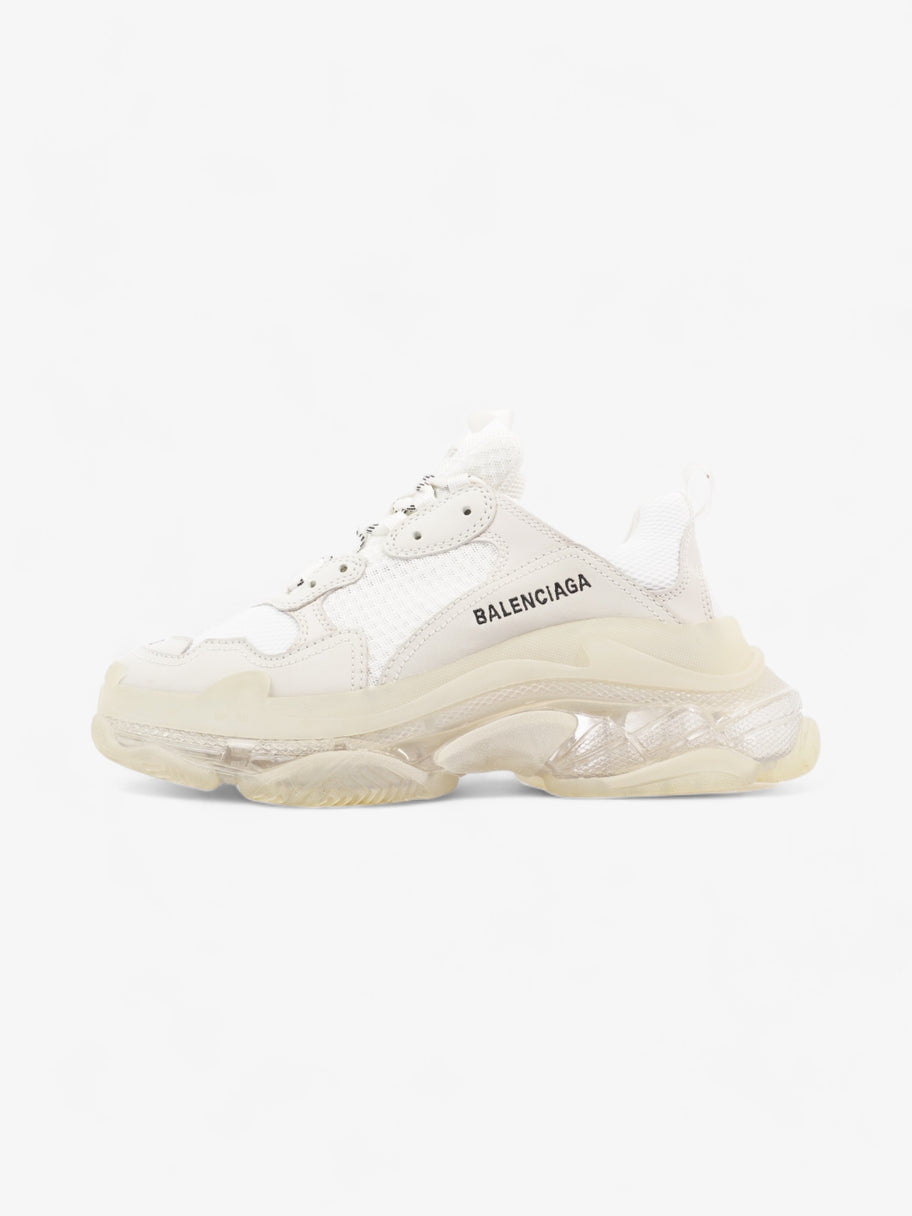 Balenciaga Triple S Clear Sole White Mesh EU 40 UK 7 Image 5