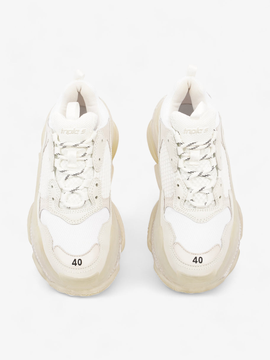 Balenciaga Triple S Clear Sole White Mesh EU 40 UK 7 Image 8