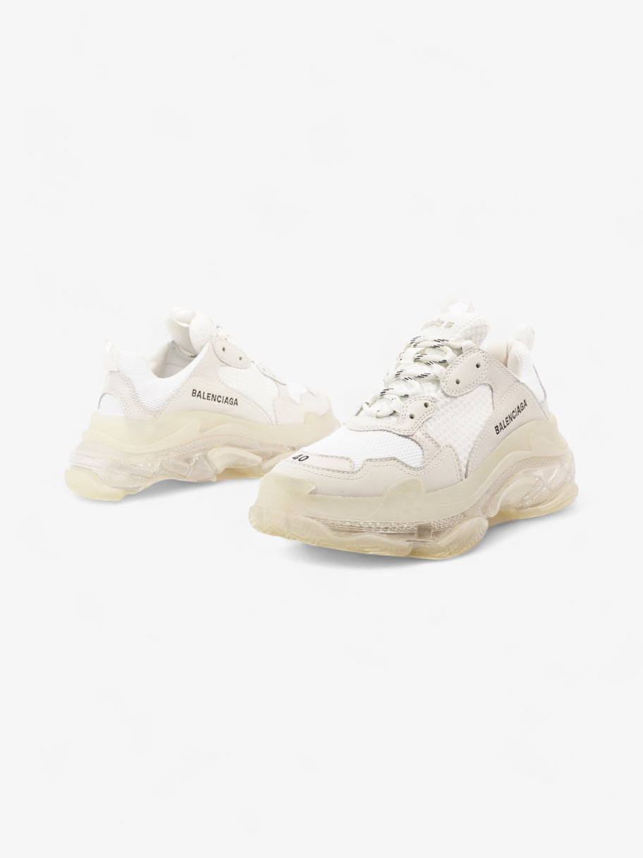 Balenciaga Triple S Clear Sole White Mesh EU 40 UK 7 Image 9