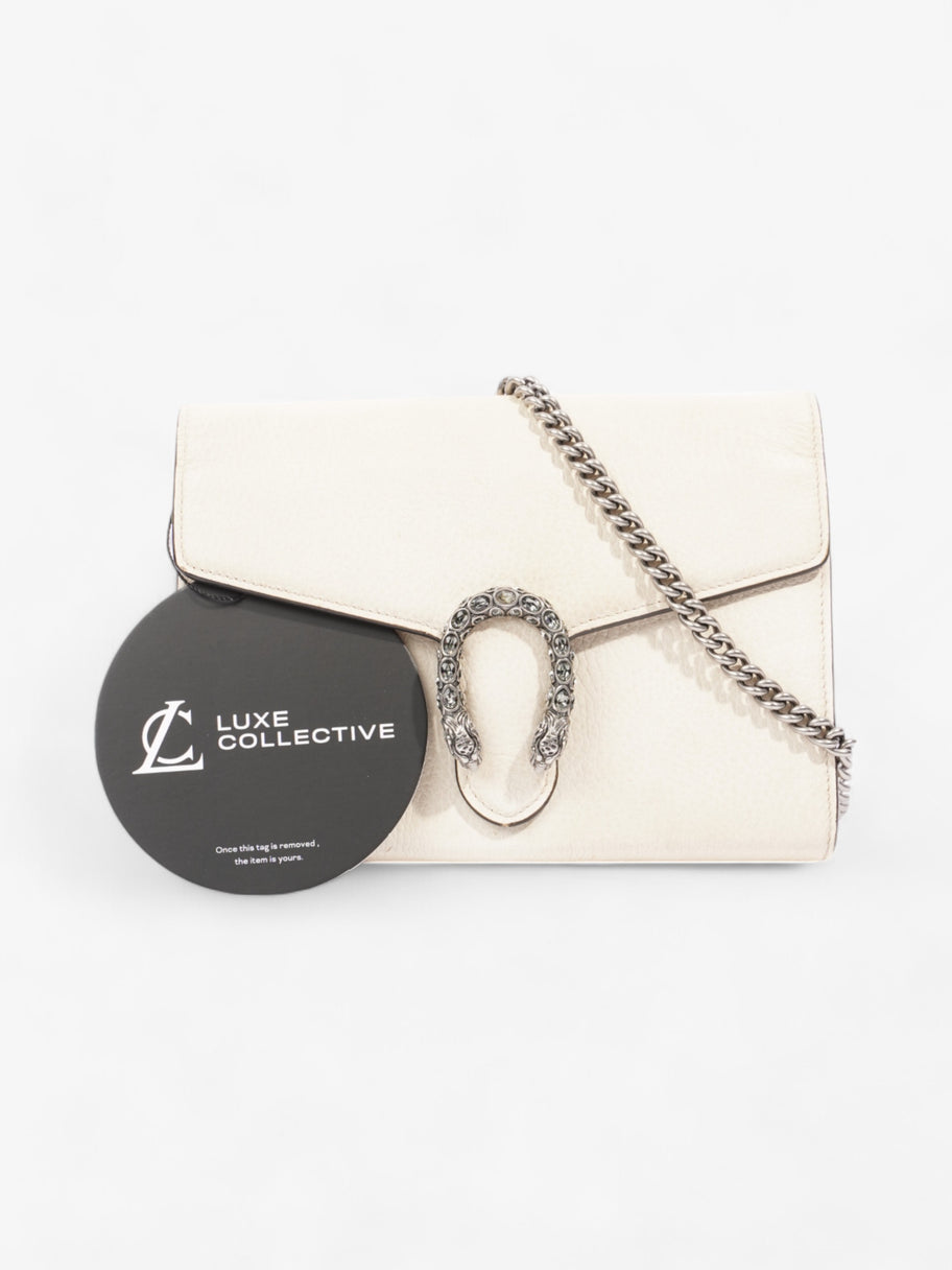 Gucci Dionysus Chain Wallet Cream Leather Image 9