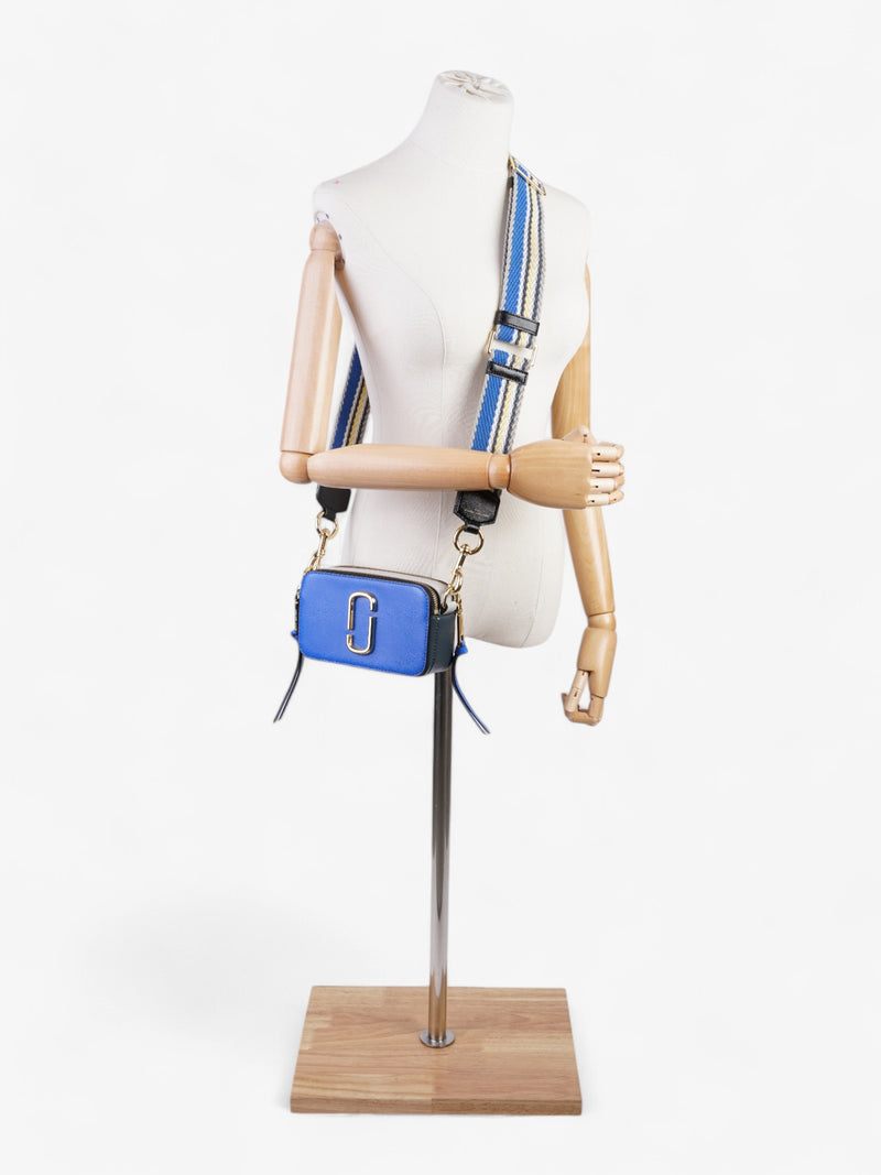  Marc Jacobs Snap shot Blue / Grey Leather